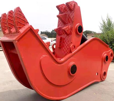 Car Dismantling Excavator Hydraulic Scrap Metal Shears Hydraulic Crusher With Rotator